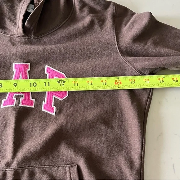 GAP Women’s Chocolate Brown Stretch Hoodie Size XS - Picture 5 of 8